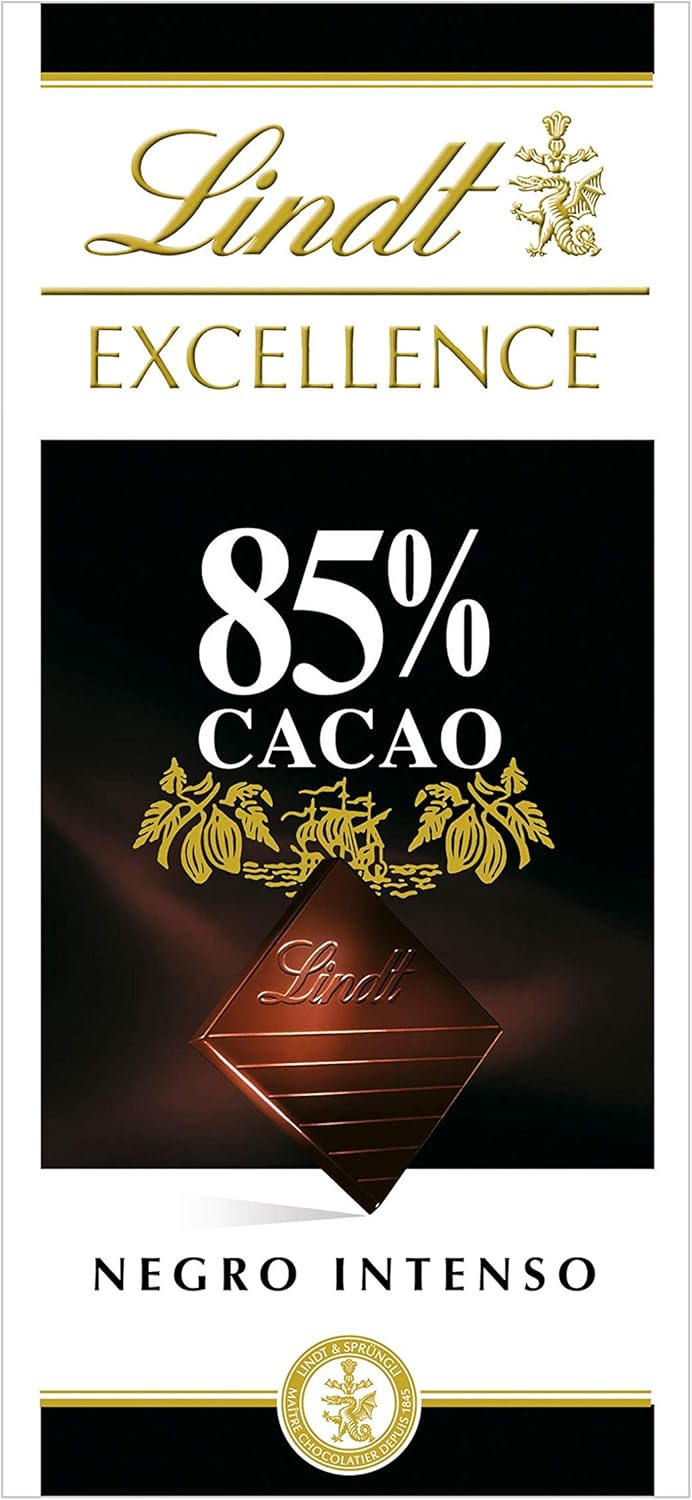 Lindt&Sprungli Tavoletta Excellence 85% - 4 Confezioni da 100 g