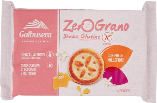 Galbusera ZeroGrano Frollino senza Glutine con Miele Millefiori 260 g