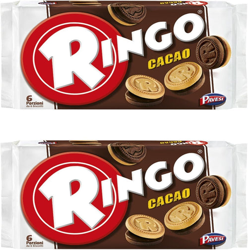 quot; Cacao Biscuits 6 portions with 6 biscuits - 11.6 Oz (330g) Pack of 2