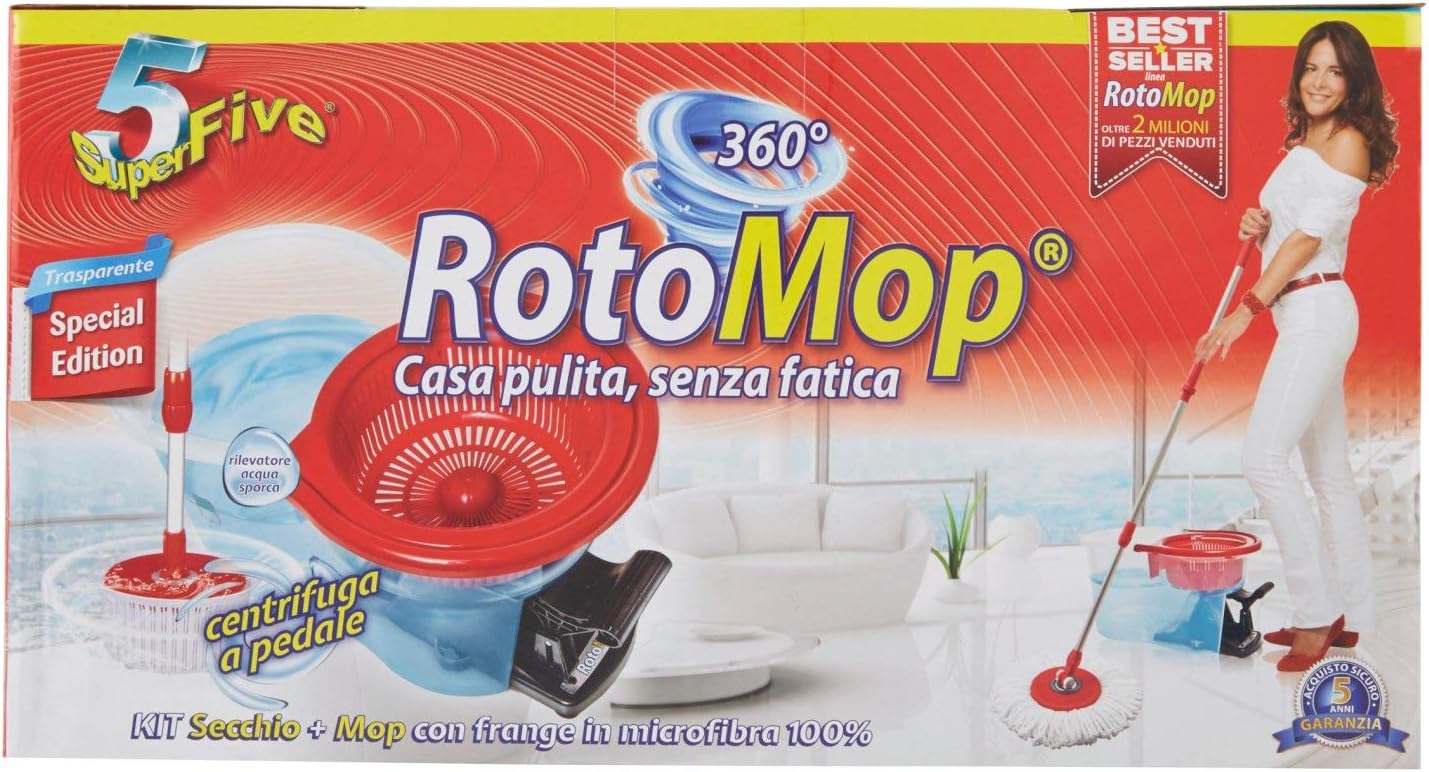 SuperFive Rotomop Centrifuga a Pedale