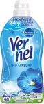 Vernel Blu Oxygen Ammorbidente Lavatrice Concentrato Profumato, Intensa Freschezza e Morbidezza, confezione da 1,2 litri