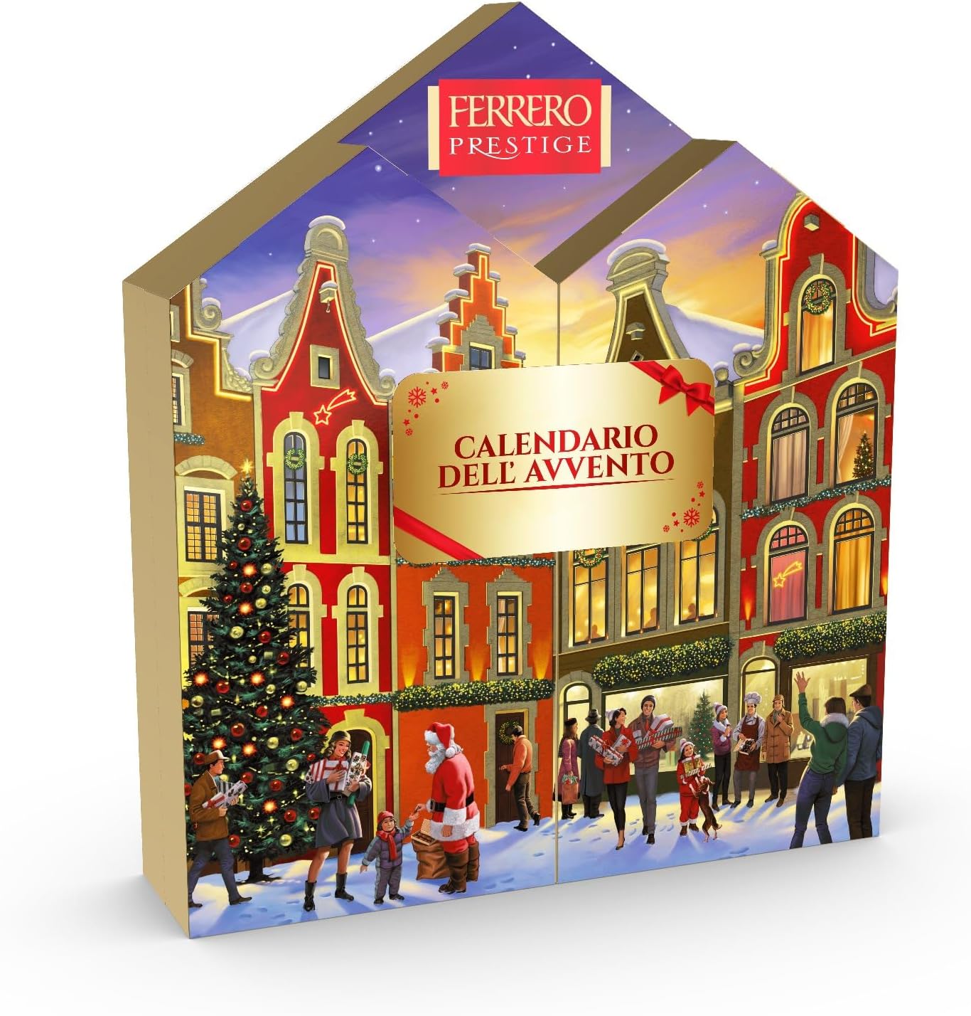 Ferrero Prestige - Calendario Avvento 2024, 25 Specialità Assortite Ferrero Rocher, Ferrero Küsschen e Mon Chéri, Idea Regalo Natale, Confezione da 250 gr