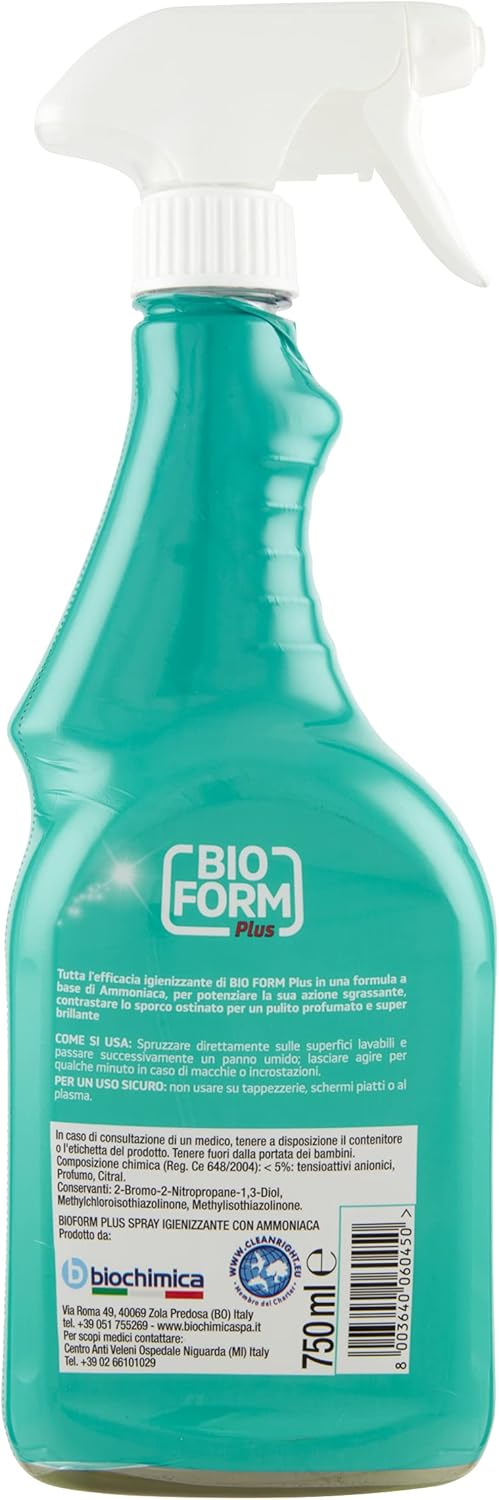 Bioform Plus Igienizzante con Ammoniaca spray 750ml