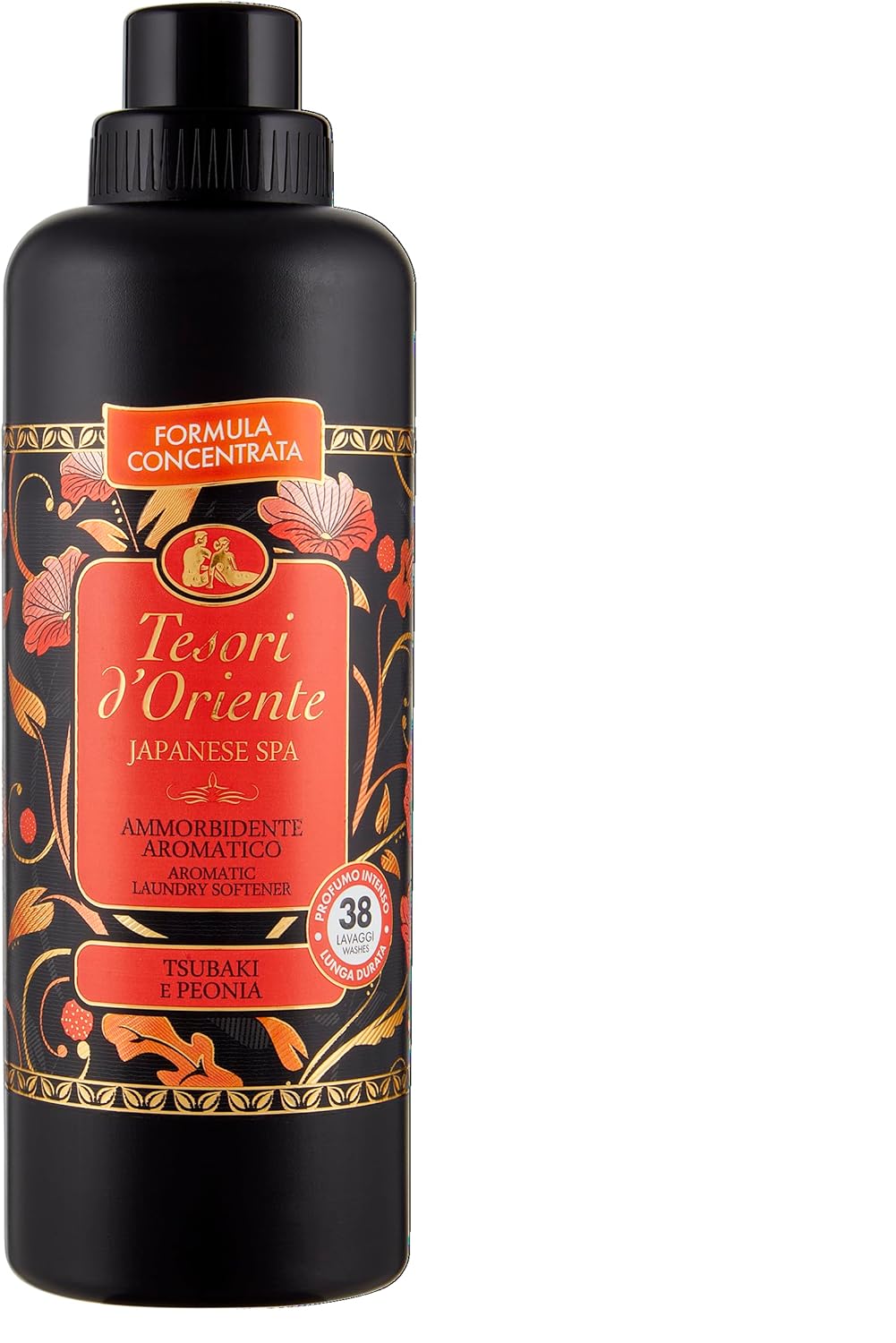 Tesori d'Oriente - Ammorbidente Lavatrice Concentrato Japanese Rituals, dalle Note Soavi di Bergamotto e Patchouli, Fino a 38 Lavaggi, con Preziose Microcapsule Per Capi Morbidi e Profumati, 760 ml