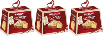 Balocco La Colomba Senza Canditi, Dolce Pasquale Tradizionale, 100g (3 Pezzi)