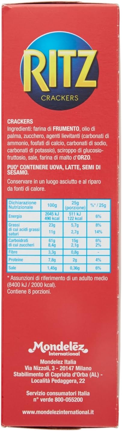 Saiwa Salatini Ritz Astucciati, 200g