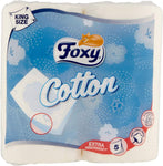 Foxy Cotton carta igienica – 7 Confezioni Da 4 Pezzi