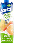Santàl Dolce di Natura, Succo ACE di Arancia, Carota e Limone, Senza Zuccheri Aggiunti, 1L