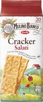 Mulino Bianco Cracker Salati con Lievitazione Naturale, Snack Salato per la Merenda, Senza Olio di Palma, 500 g