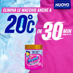 Vanish Oxi Action Multipower Polvere Rosa, Smacchiatore per Capi Colorati, 1 Confezione da 500 g di Smacchiatore per Bucato, Additivo Lavatrice Multiazione senza Candeggina