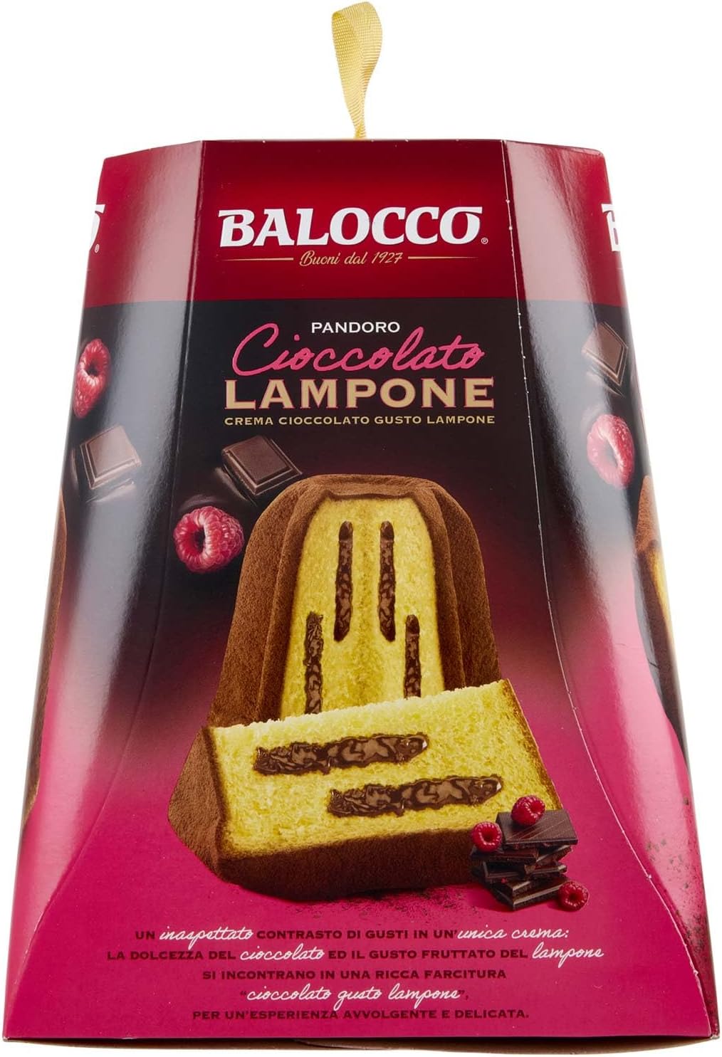 Balocco Pandoro Ciocciolato Lampone, 800g