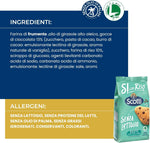 Si con Riso - Biscotti con Riso e Gocce di Cioccolato Senza Lattosio - Ideali per la Colazione, Senza Olio di Palma - 350 gr