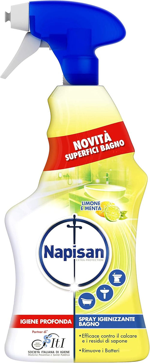 Napisan Spray Igienizzante Bagno Limone e Menta, 750 ml