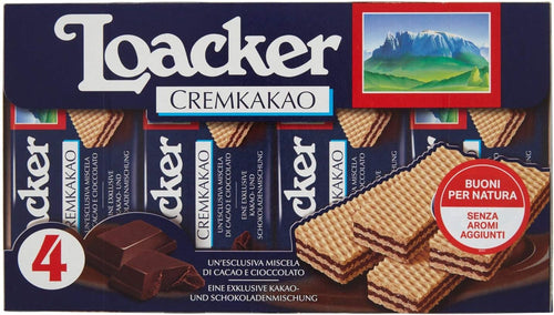 Loacker Wafer Multi Cremkakao Gr.45X4