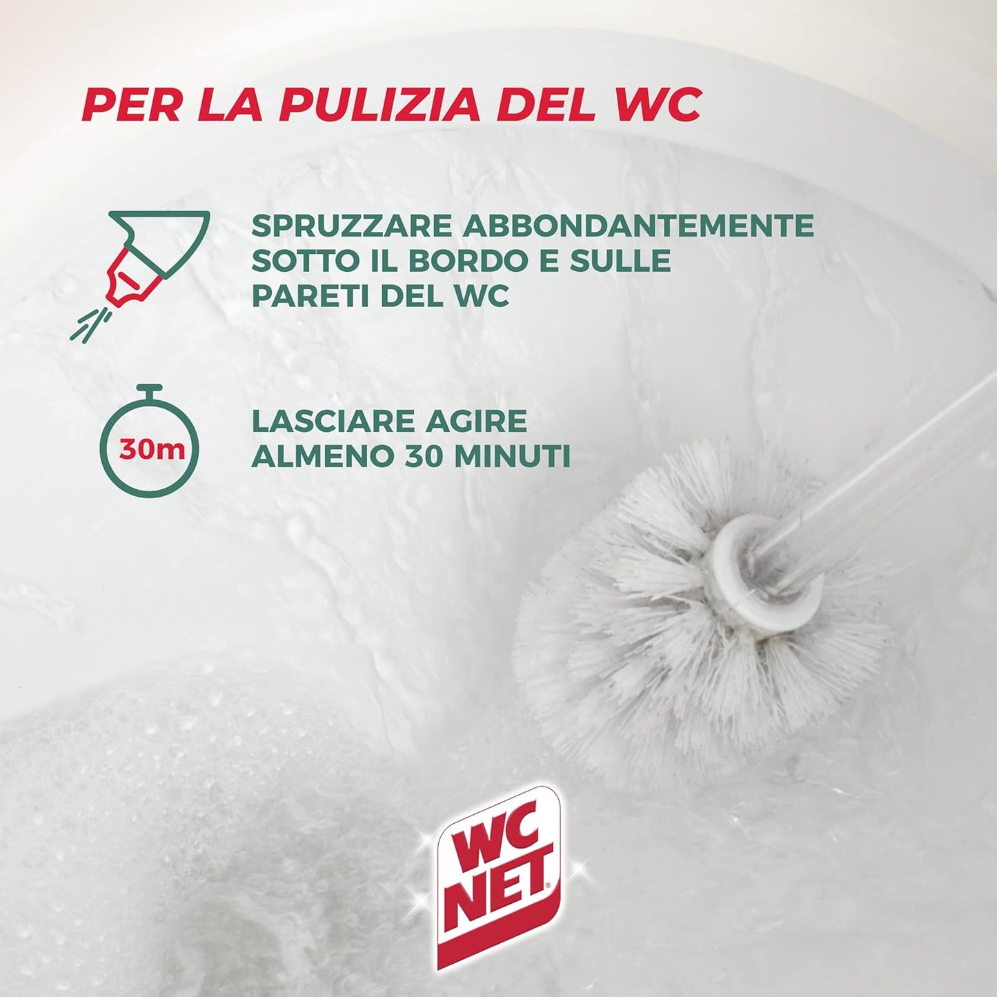 Wc Net - Candeggina Gel Extra White, Detergente per Sanitari e Superfici, Essenze Assortite a Seconda della Disponibilità, 700 ml