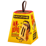 Tartufone Il Pandoro con Crema al Cioccolato 750 g, Dolce Natalizio Farcito e Ricoperto – Variazioni 4/8/12 Pezzi (4 PEZZI)