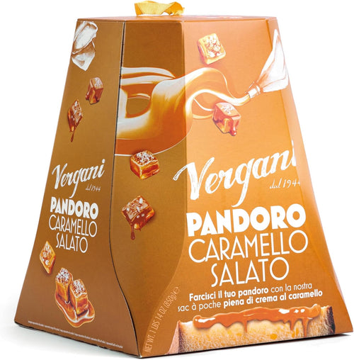 Vergani Pandoro Experience Sac A Poche Caramello, 850g