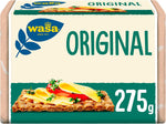 Wasa Original, Cracker con 100 percento Farina di Segale, Ricchi di Fibre, 275 g (Confezione da 1)