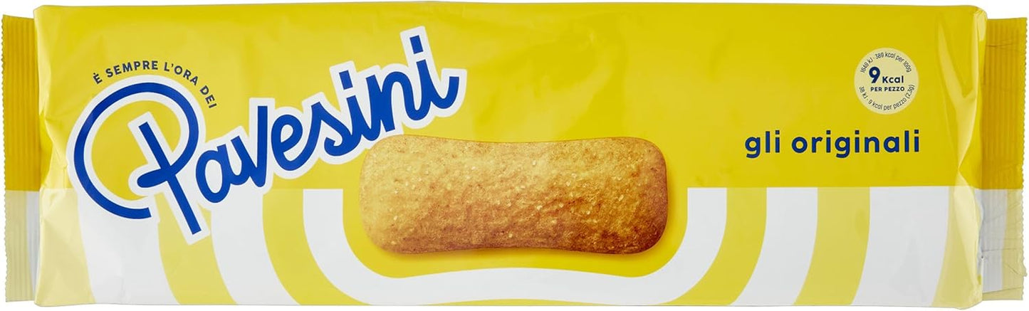 Pavesi Pavesini Classici, Biscotto Leggero per Colazione o Merenda, Confezione da 200 g