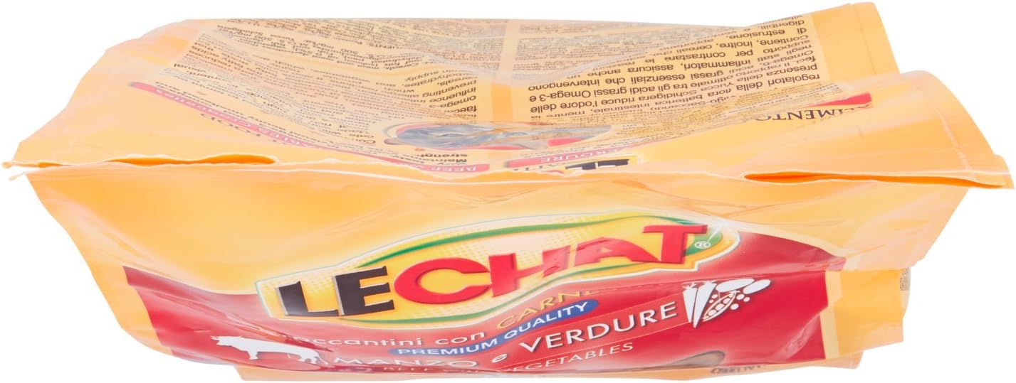 Monge Le Chat Alimento Completo per Gatti, Manzo e Vedure, 1.5kg