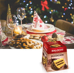 Balocco Panettone Maxiciok con Cioccolato Fondente, Uova Galline Allevate a Terra, Senza Canditi e Uvetta, con Crema, Dolce Natale, Qualità Made in Italy (Panettone Maxiciok, 800 g)