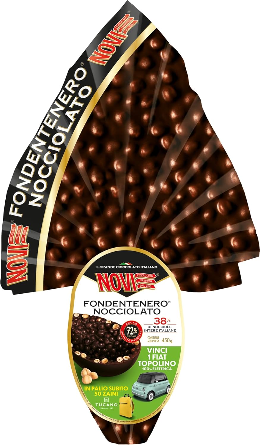 Novi Uovo Fondentenero Nocciolato, 450g
