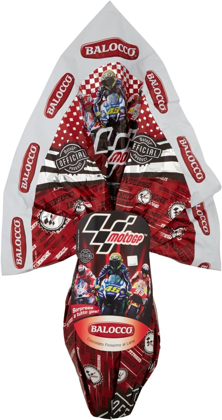 Uovo di Cioccolato Finissimo al Latte motoGP Balocco,240 gr