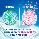 Napisan Additivo Igienizzante Lavatrice Profumo di Primavera, Confezione da 8x1.2 Litri di Igienizzante Liquido per Lavatrice, Contro i Batteri e i Cattivi Odori