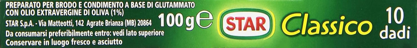 Star, Dado Classico Ricco di Sapore - 10 Dadi, 100 gr