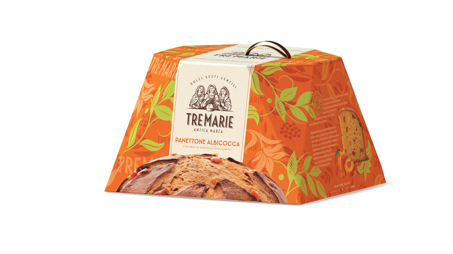 TRE MARIE - Panettone Albicocca, 900g