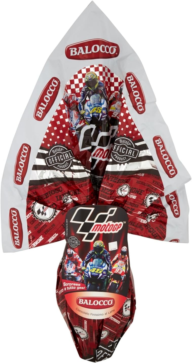 Uovo di Cioccolato Finissimo al Latte motoGP Balocco,240 gr