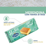 Si con Riso - Merendine con Farina di Riso - Merende Senza Lattosio, Senza Olio di Palma - 8 Monoporzioni