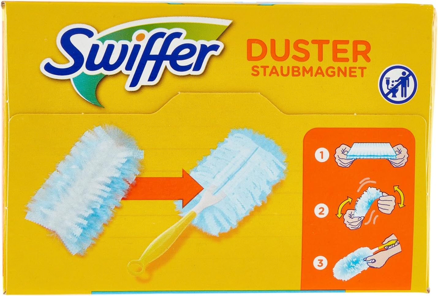 Swiffer Duster Piumini Catturapolvere, 7 Piumini, Profumo Freschezza di Ambi Pur, Cattura e Intrappola Polvere e Sporco, Raggiunge i Punti Più Difficili della Casa