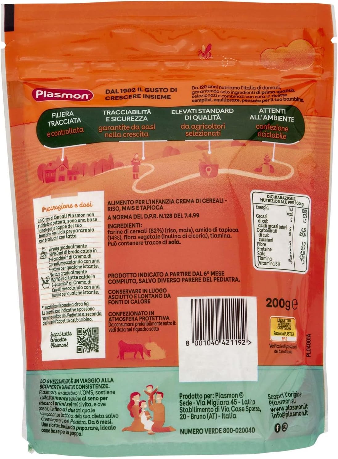 Cereali Plasmon gr. 200 Mais Tapioca