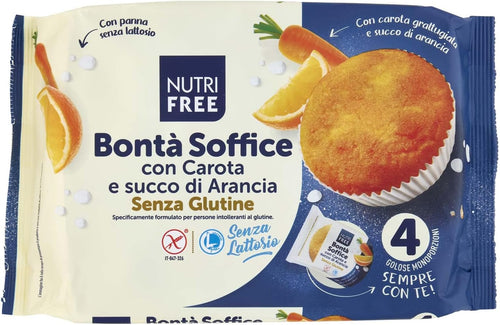Nutrifree Bonta' Soffice Con Carota E Succo Di Arancia Gr35x4, 140g