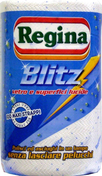 10 x REGINA Carta Cucina Blitz 3 Veli Monorotolo