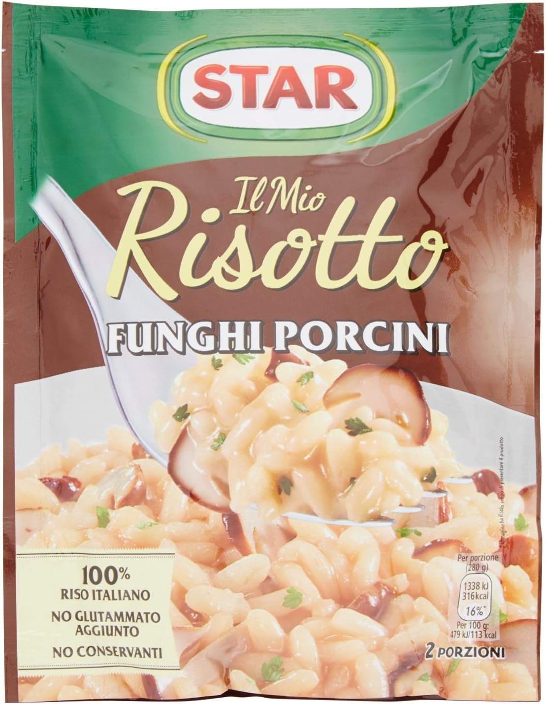 Star - Risotto Cremoso, Funghi Porcini - 175 g - [confezione da 5]