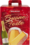Balocco Buone Feste Pandoro 750g e Gran Dessert contri, 75cl