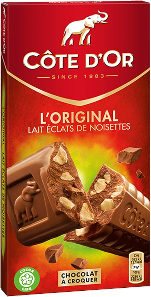 TAVOLETTA COTE D'OR CIOCCOLATO AL LATTE EXTRA NOCCIOLE 200 GR NOISETTE CHOCOLATE