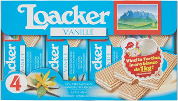 Loaker Wafers con Crema alla Vaniglia, 180g