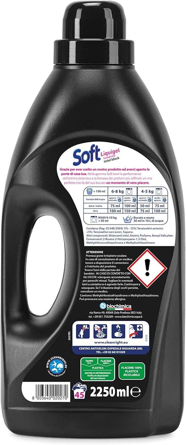 Soft Total Black 45 lavaggi 2250ml