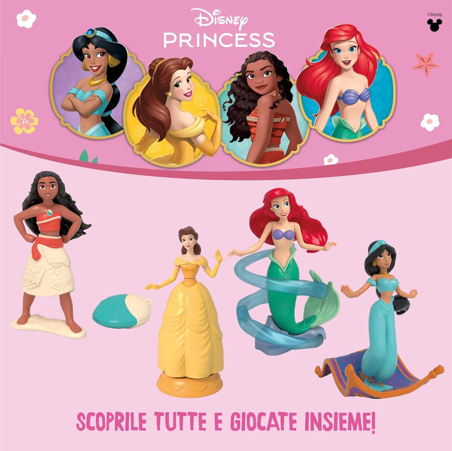 Kinder GranSorpresa Disney Princess - Uovo di Pasqua Kinder 2025, Finissimo Cioccolato al Latte con Sorpresa Disney Princess, Idea Regalo Pasqua, 150 Grammi