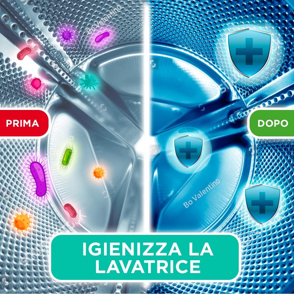 Napisan Additivo Igienizzante Lavatrice contro i Cattivi Odori, Sporco e Calcare, 250ml