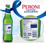 Peroni Nastro Azzurro, Pack con 3 Birre in Bottiglia da 33cl, Birra Premium Lager a Bassa Fermentazione, Gusto Secco e Rinfrescante, Gradazione Alcolica 5% Vol