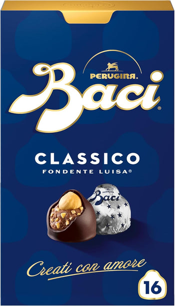 Baci Perugina Cioccolatini Fondenti ripieni al Gianduia, 200g