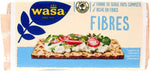 Wasa Fibres, Cracker con 100% Segale Integrale, 230 g, Ricchi di Fibre (Confezione da 3)