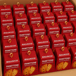 Mini Panettone Gr90 Con Gocce Di Cioccolato Soffice E Profumato – Confezione Da 9, 18 O 32 Pezzi – Dolce Tradizionale Natalizio Italiano (Confezione da 32 Pezzi)