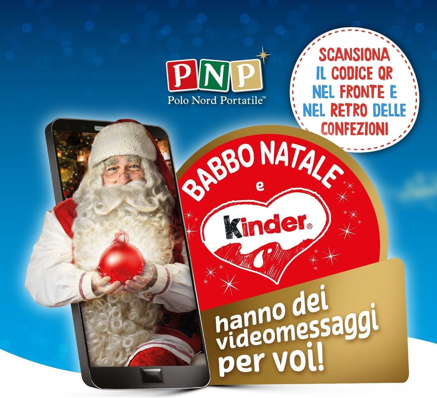 Kinder Dolce Casa - Calendario Avvento 2024, 24 Cioccolatini e Snack Assortiti Kinder, con Speciale Videomessaggio da Babbo Natale, Idea Regalo, Confezione da 234 gr