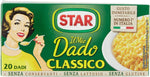 STAR Il Mio Dado Classico, Ricco di Sapore, Verdure e Olio Extravergine d'Oliva, 20 Dadi, 200gr, senza conservanti, senza lattosio e senza glutine. Ottimo insaporitore per ogni ricetta.