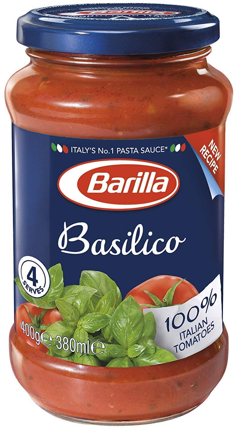 Barilla Bar Sugo Basilico, confezione da 6 (6 x 400 g)